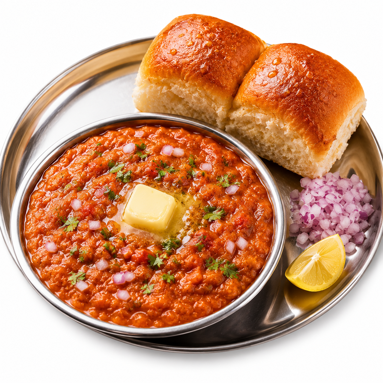 Butter veg pav bhaji